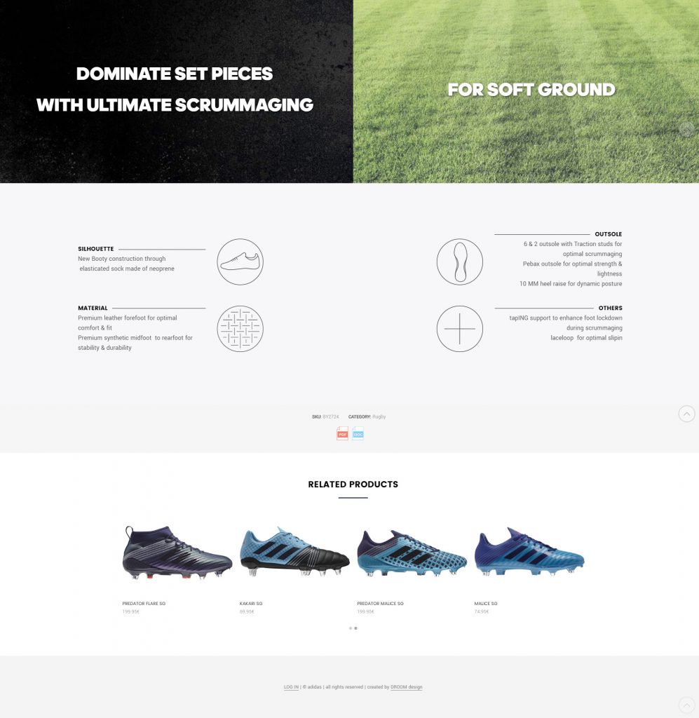 catalogue adidas 2018